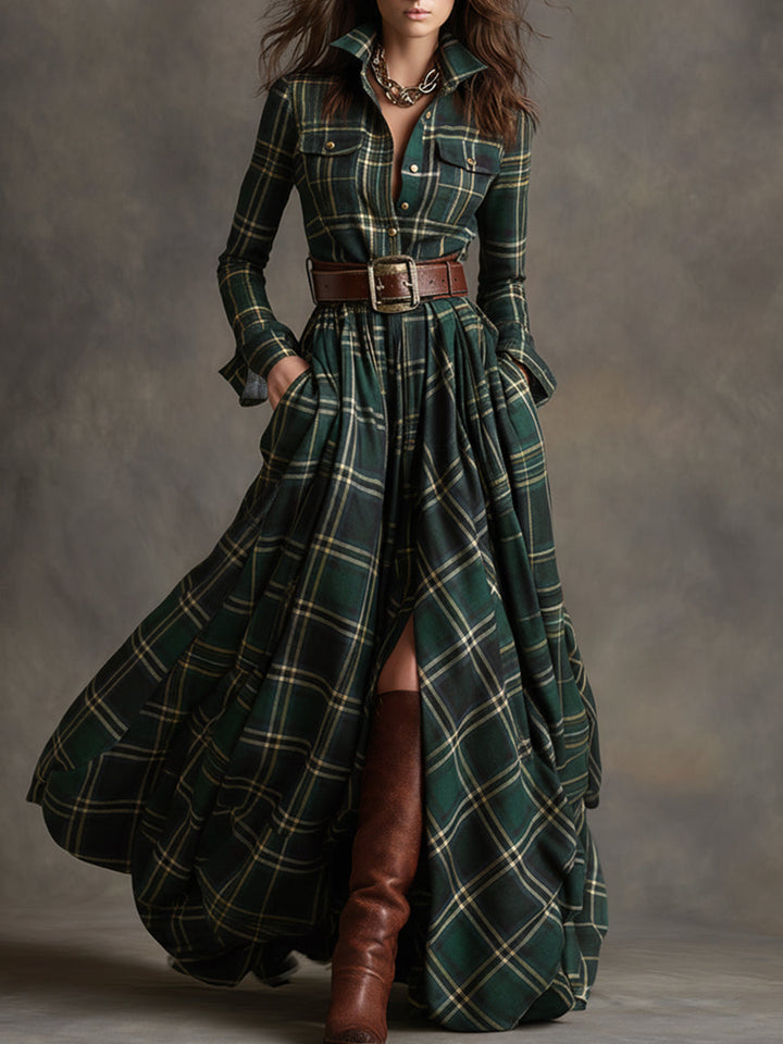 Mireline - Classic Button-Up Shirt Dress - Alurea & Co.
