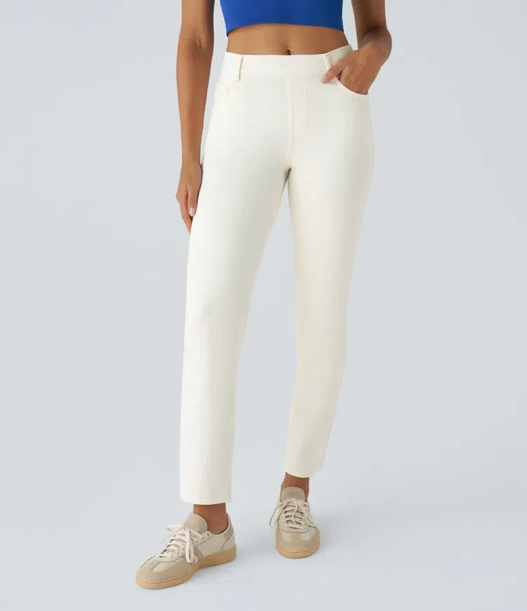 ComfortFit™ - Elastic and comfortable pants with high waist - Alurea & Co.