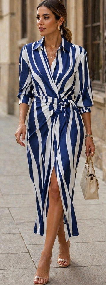 Josephine | Printed Wrap Dress