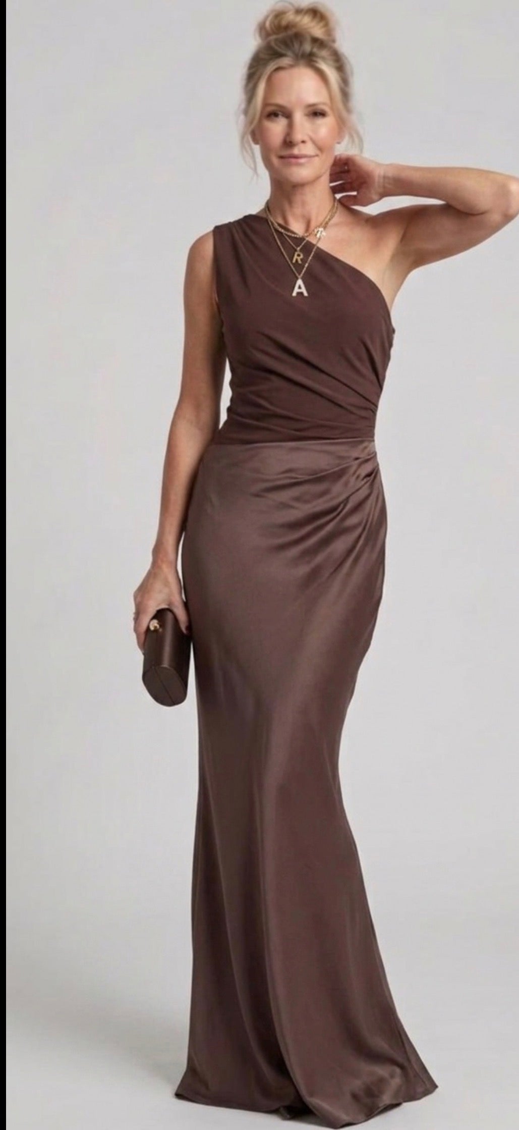 Morgan | Maxi Dress with a Guilt in Satin