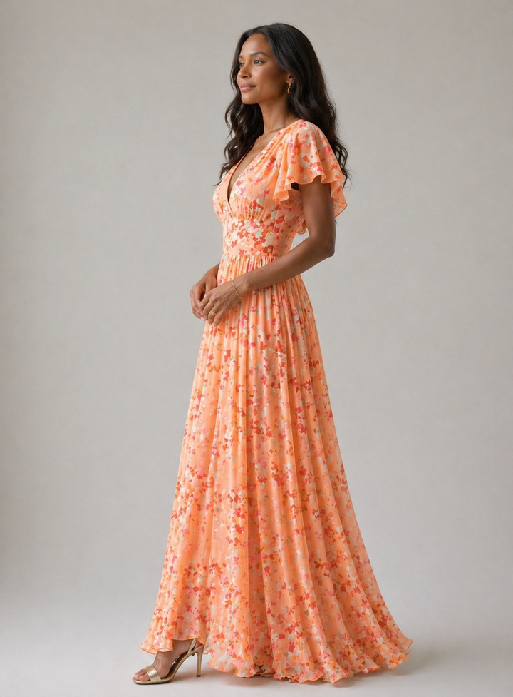 Savannah | Glamorous dress Tummy Coverage