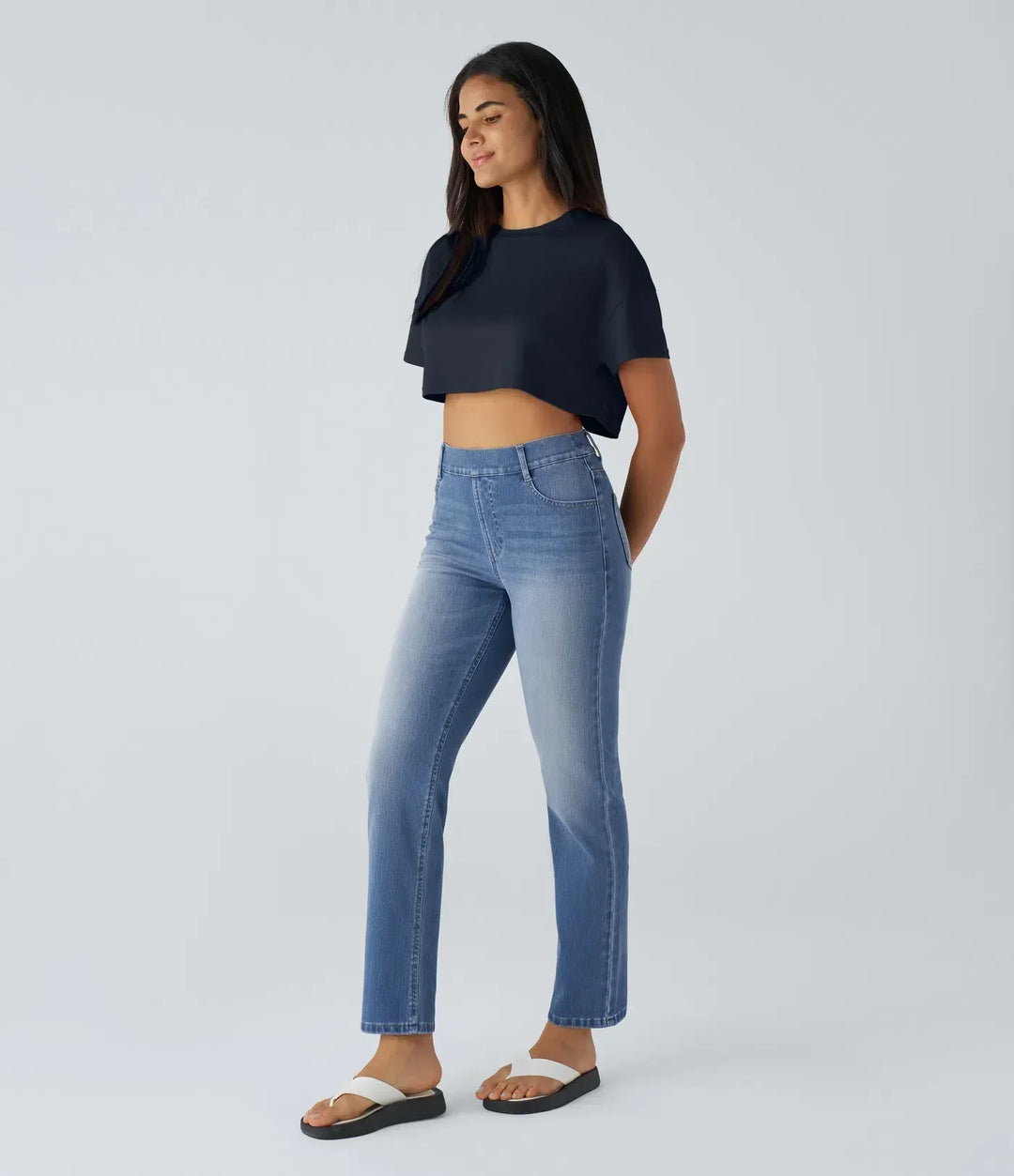 ComfortFit™ - Elastic and comfortable pants with high waist - Alurea & Co.
