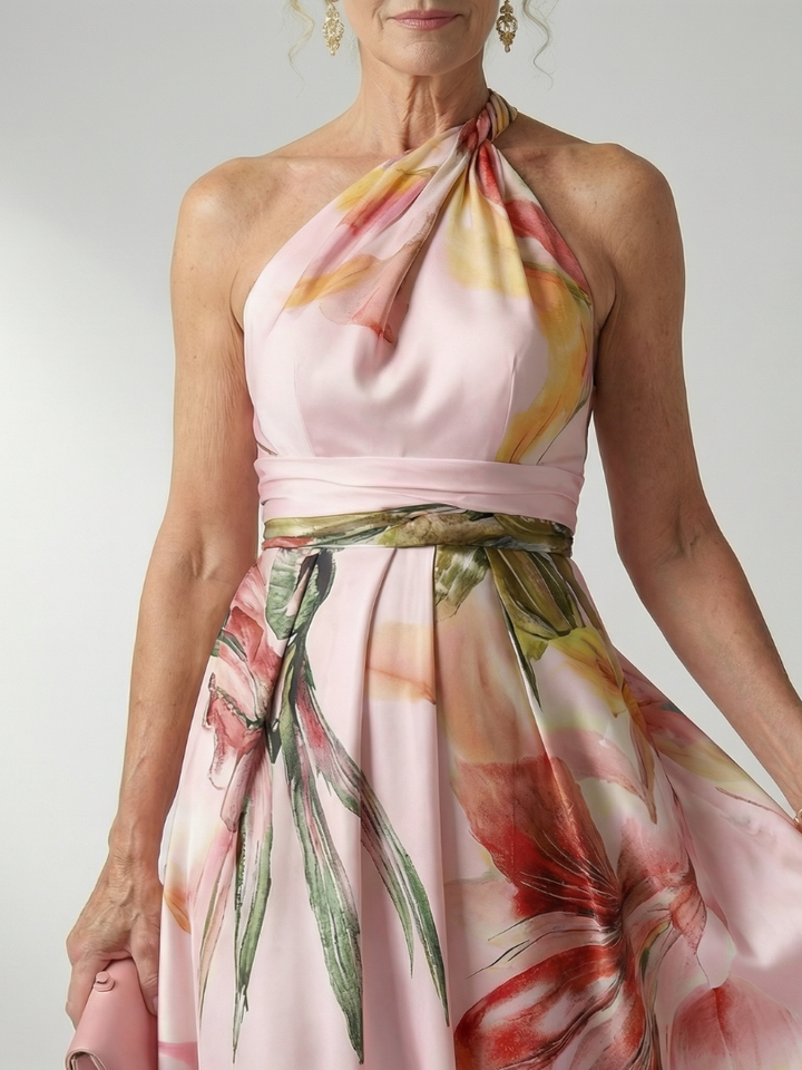 Claire | Light Floral Maxi Dress