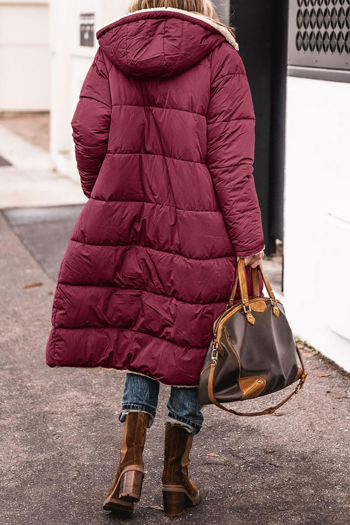 Elegant Reversible Coat for Women - Alurea & Co.