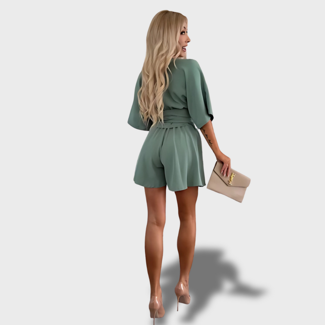 Elodie | Elegant Wrap Mini Dress