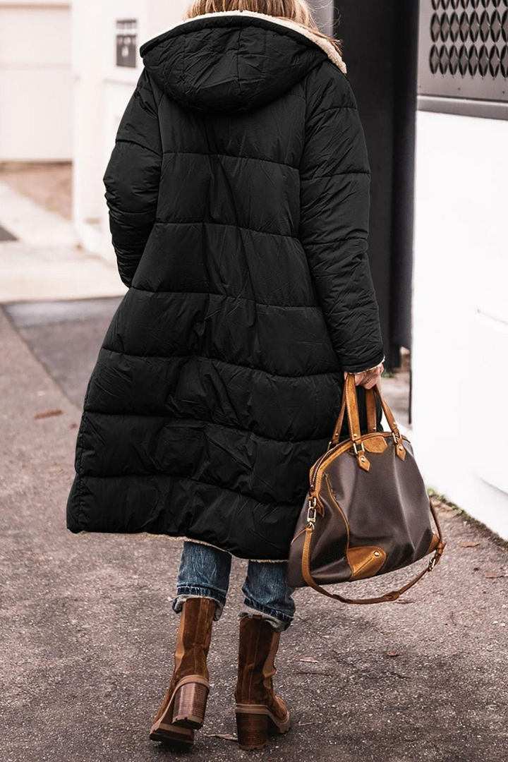 Elegant Reversible Coat for Women - Alurea & Co.