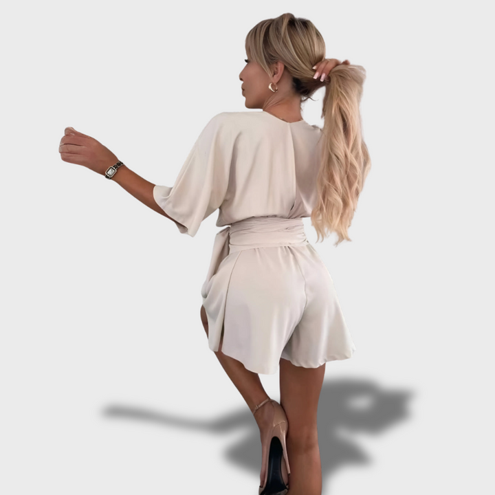 Elodie | Elegant Wrap Mini Dress