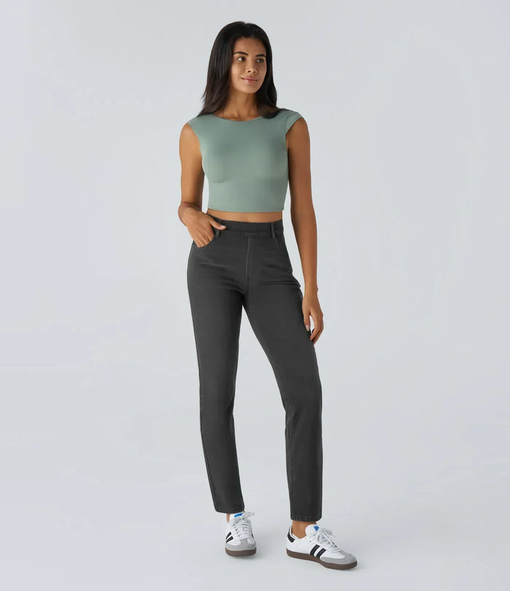 ComfortFit™ - Elastic and comfortable pants with high waist - Alurea & Co.