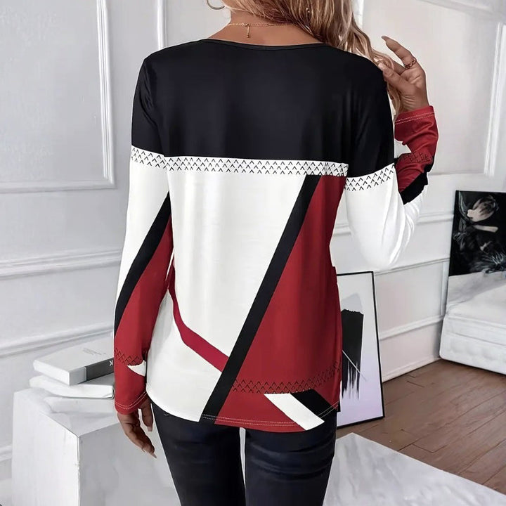 Christina | Stylish Long Sleeve Shirt - Alurea & Co.
