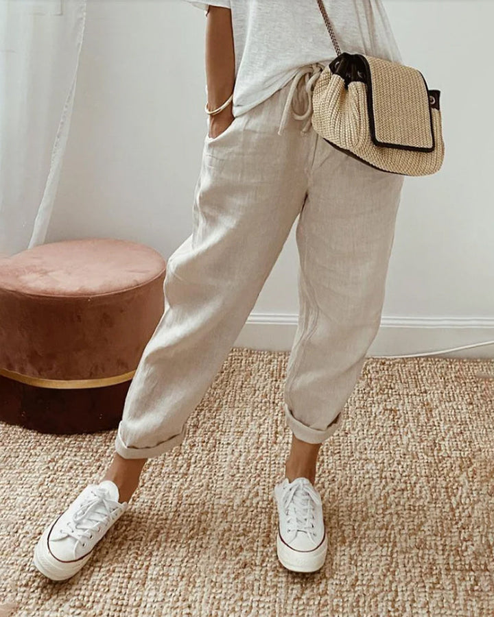 Liora - Linen Trousers