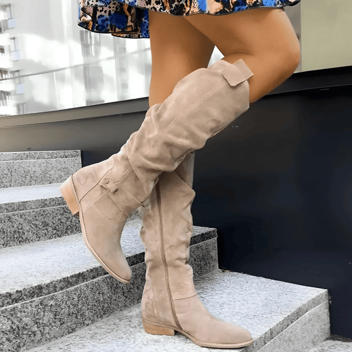 Reverie – Suede Knee Boots