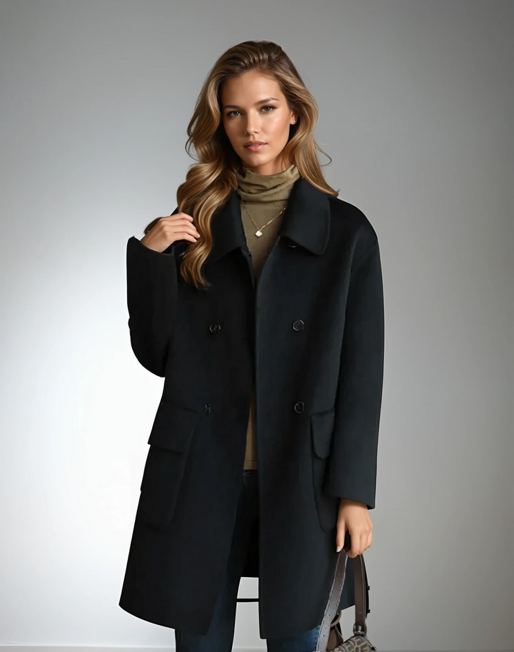 Megan | Cashmere Coat - Alurea & Co.