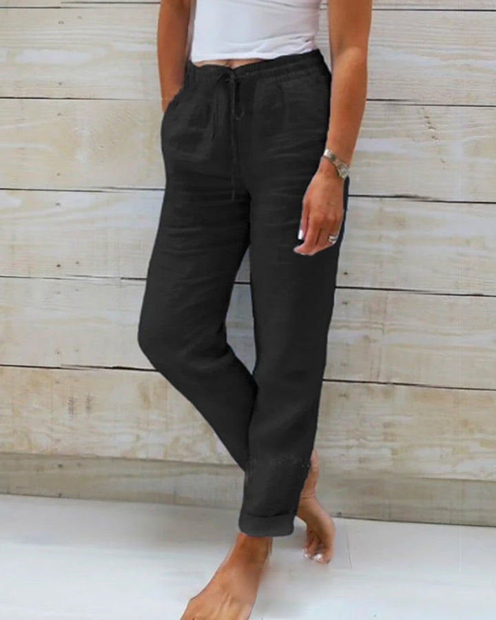 Serena - Relaxed Linen Trousers