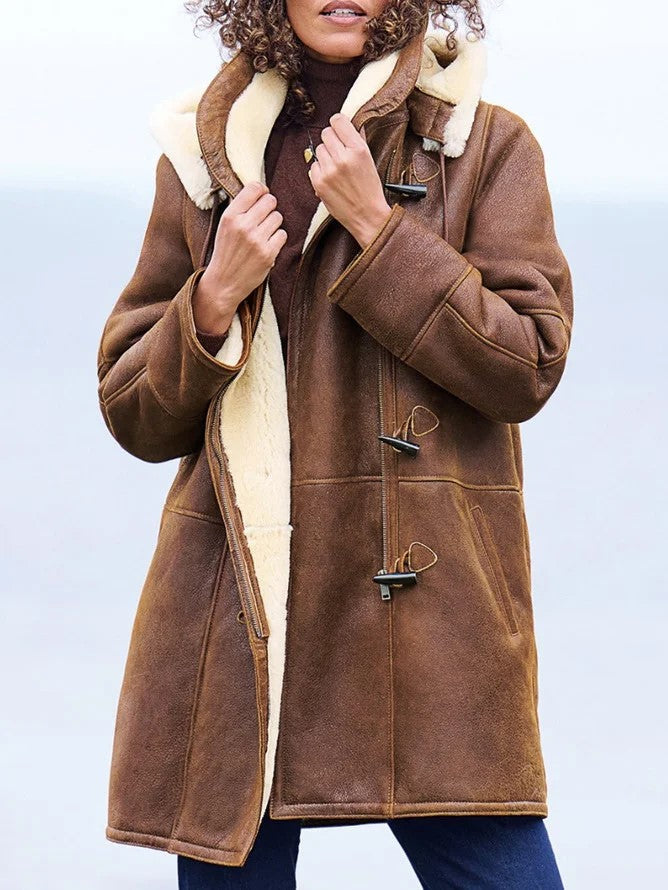Claudine | Timeless Hooded Winter Coat - Alurea & Co.