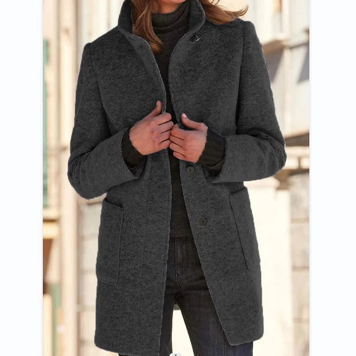 Janny | Sleek Windbreaker Coat - Alurea & Co.