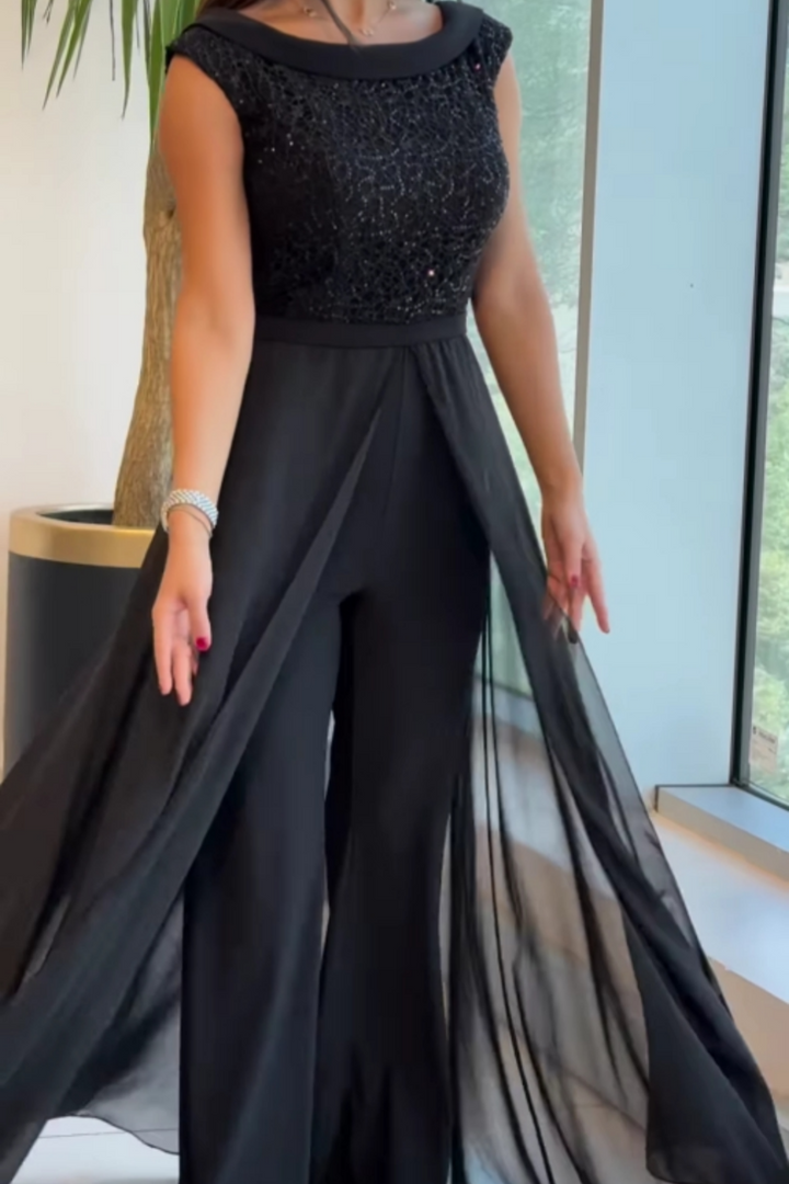 Valeria | Classic Sleeveless Jumpsuit - Alurea & Co.