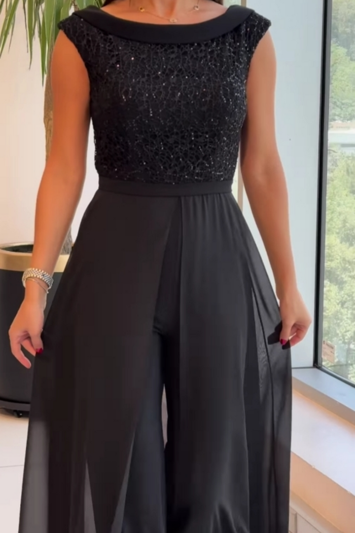 Valeria | Classic Sleeveless Jumpsuit - Alurea & Co.