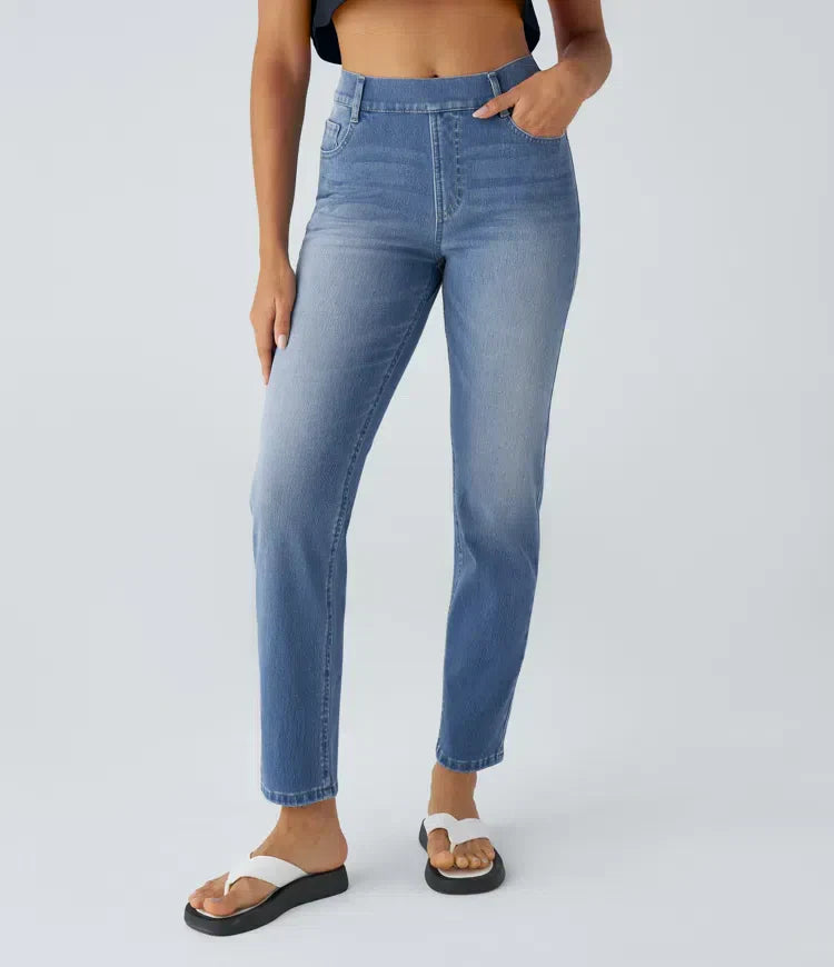 ComfortFit™ - Elastic and comfortable pants with high waist - Alurea & Co.