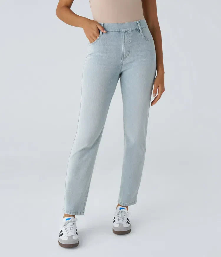 ComfortFit™ - Elastic and comfortable pants with high waist - Alurea & Co.