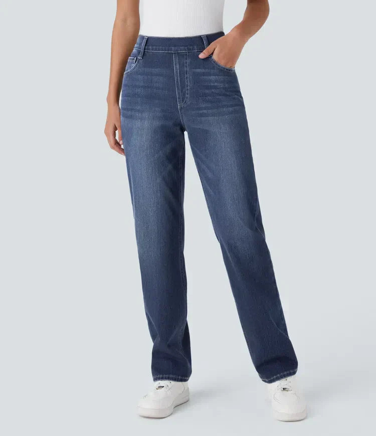 ComfortFit™ - Elastic and comfortable pants with high waist - Alurea & Co.
