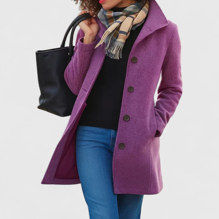 Jami | Classic Wool Blend Coat - Alurea & Co.