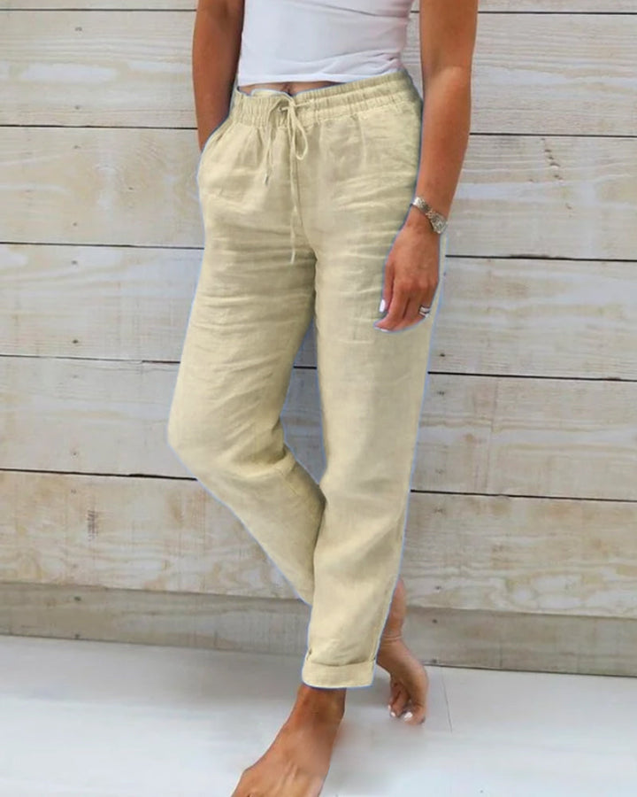 Serena - Relaxed Linen Trousers