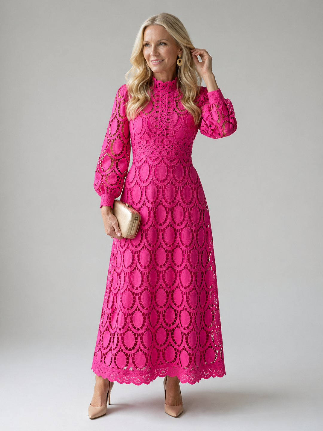 Penelope | Lace Midi Dress