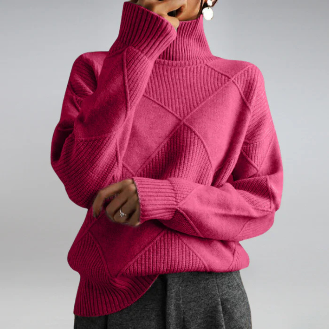 Lauren | Luxe Turtleneck Sweater - Alurea & Co.