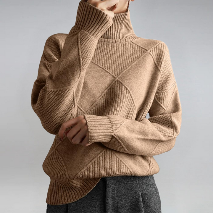 Lauren | Luxe Turtleneck Sweater - Alurea & Co.