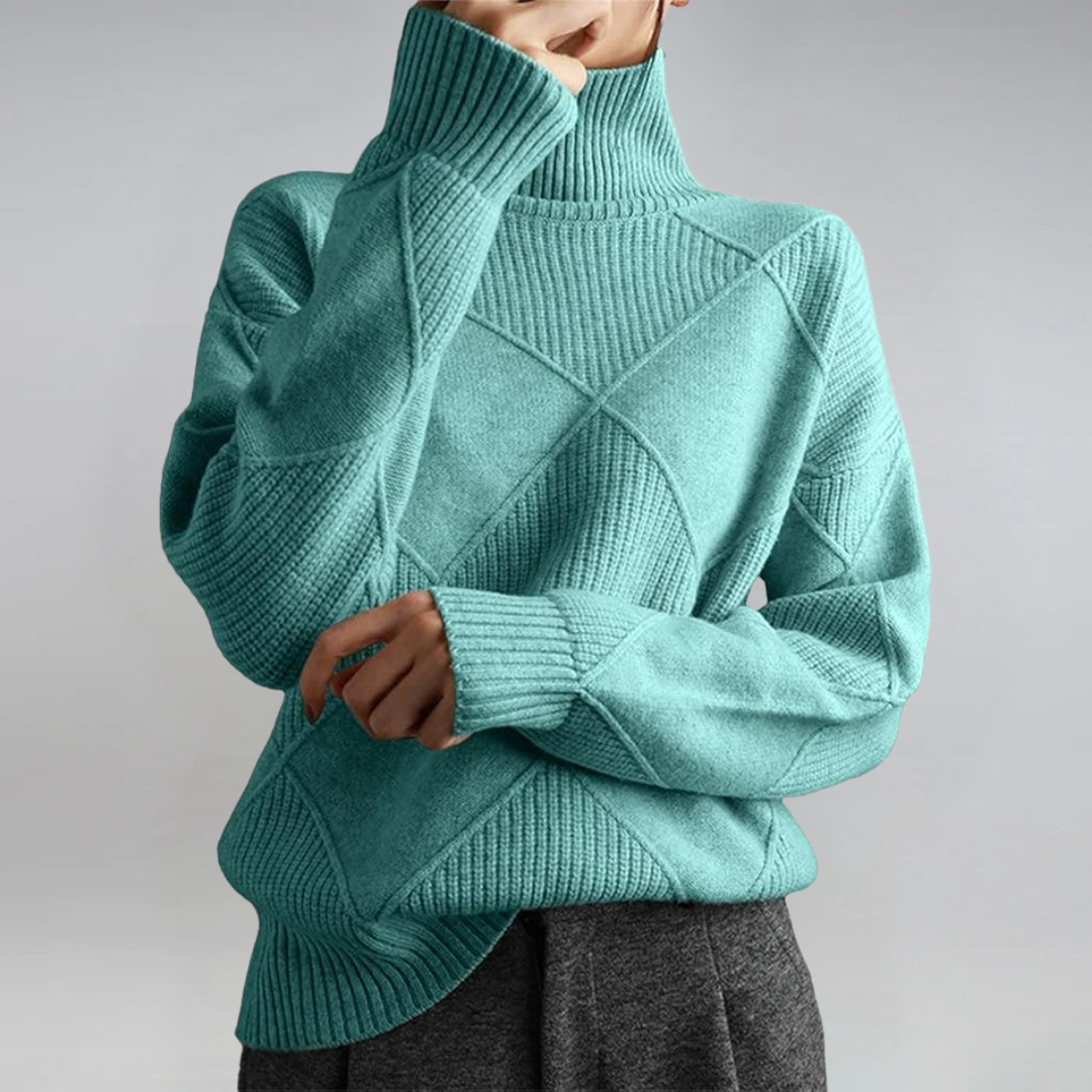 Lauren | Luxe Turtleneck Sweater - Alurea & Co.