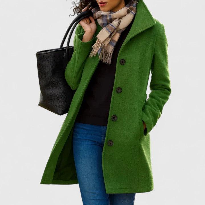 Jami | Classic Wool Blend Coat - Alurea & Co.
