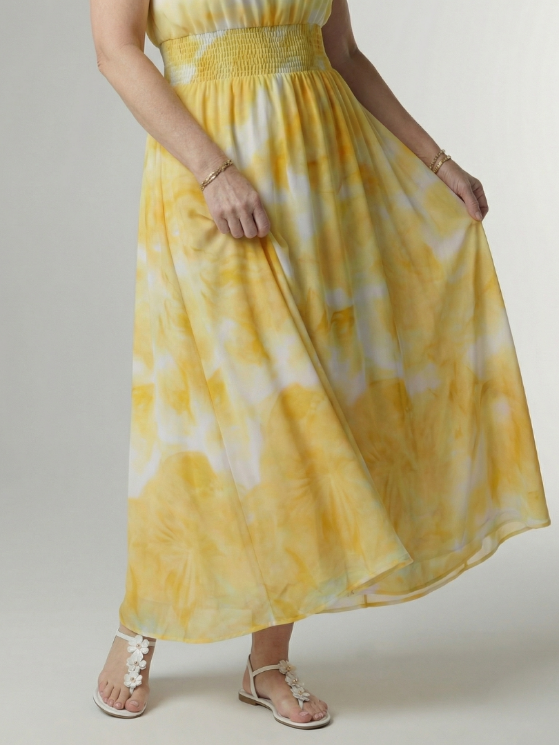 Willow | Gathered Halter Midi Dress