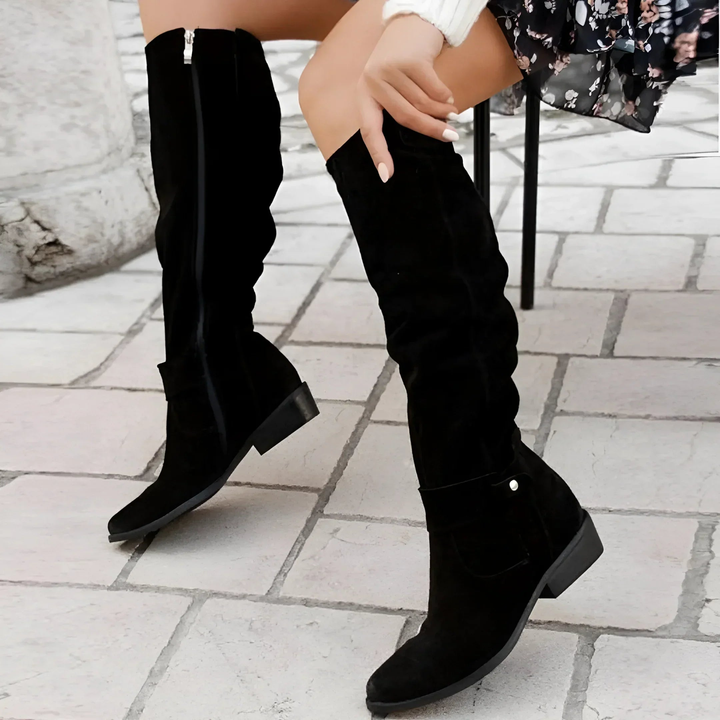 Reverie – Suede Knee Boots