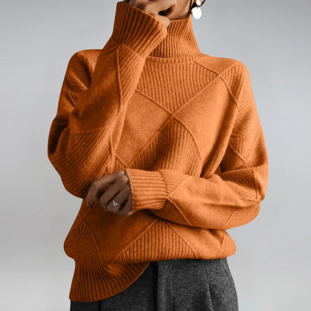 Lauren | Luxe Turtleneck Sweater - Alurea & Co.