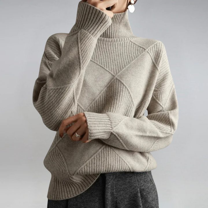 Lauren | Luxe Turtleneck Sweater - Alurea & Co.
