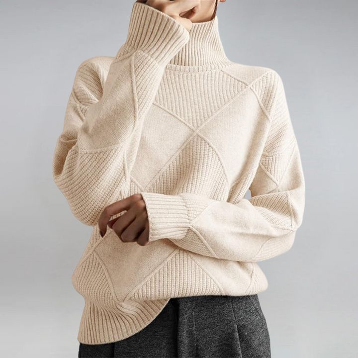 Lauren | Luxe Turtleneck Sweater - Alurea & Co.