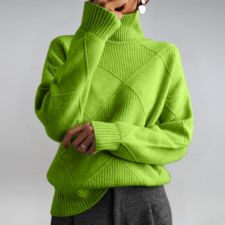 Lauren | Luxe Turtleneck Sweater - Alurea & Co.