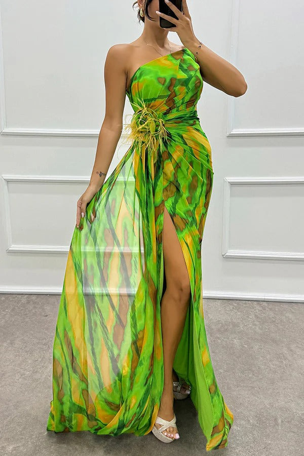 Cora | Vibrant Draped Dress