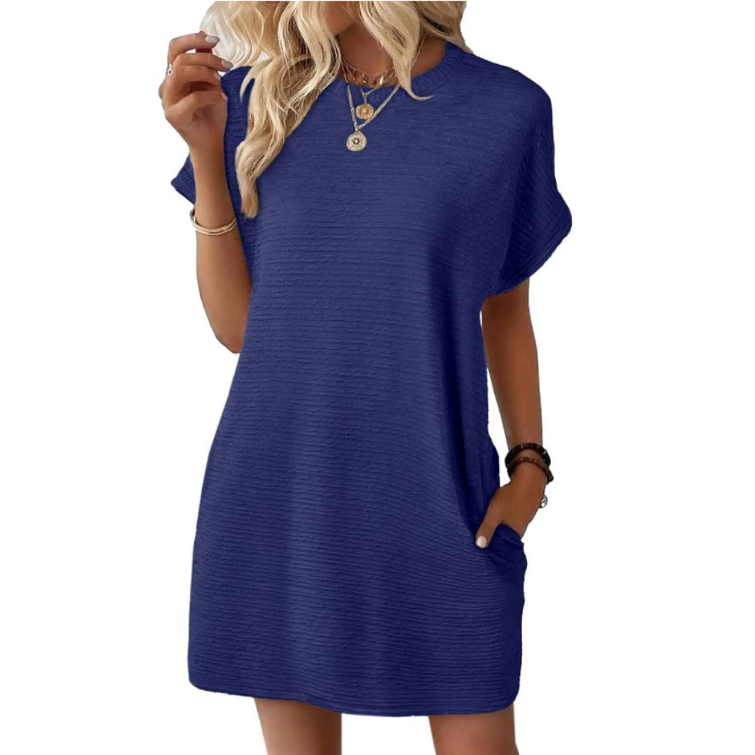 Eva | Casual Round Neck Summer Dress