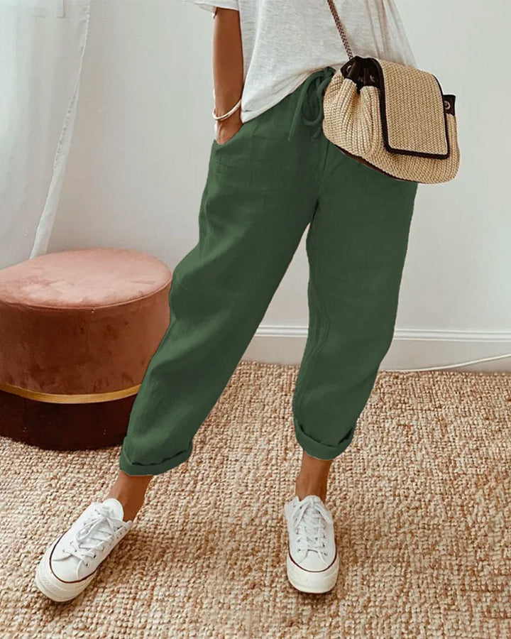 Liora - Linen Trousers