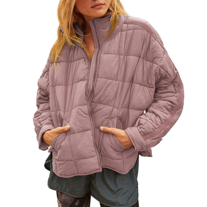 APRIL™ – Lightweight Compact Zip Puffer Jacket - Alurea & Co.