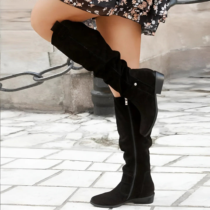 Reverie – Suede Knee Boots