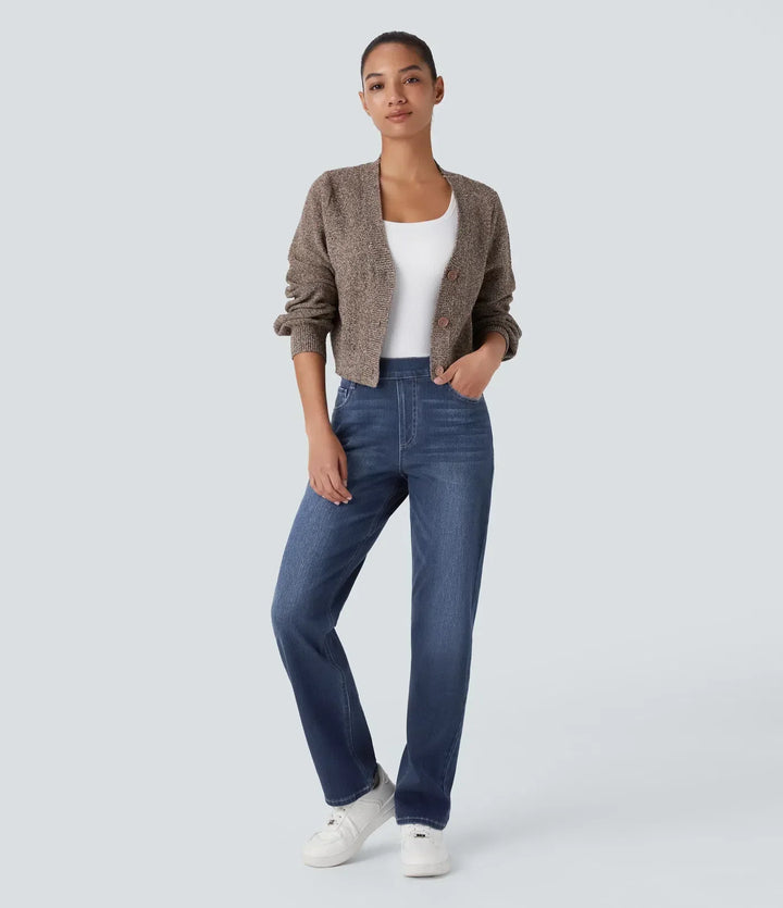 ComfortFit™ - Elastic and comfortable pants with high waist - Alurea & Co.