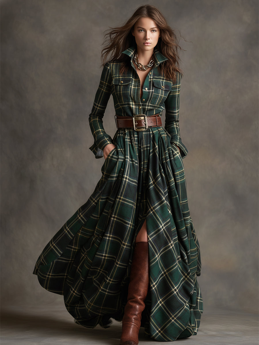 Mireline - Classic Button-Up Shirt Dress - Alurea & Co.