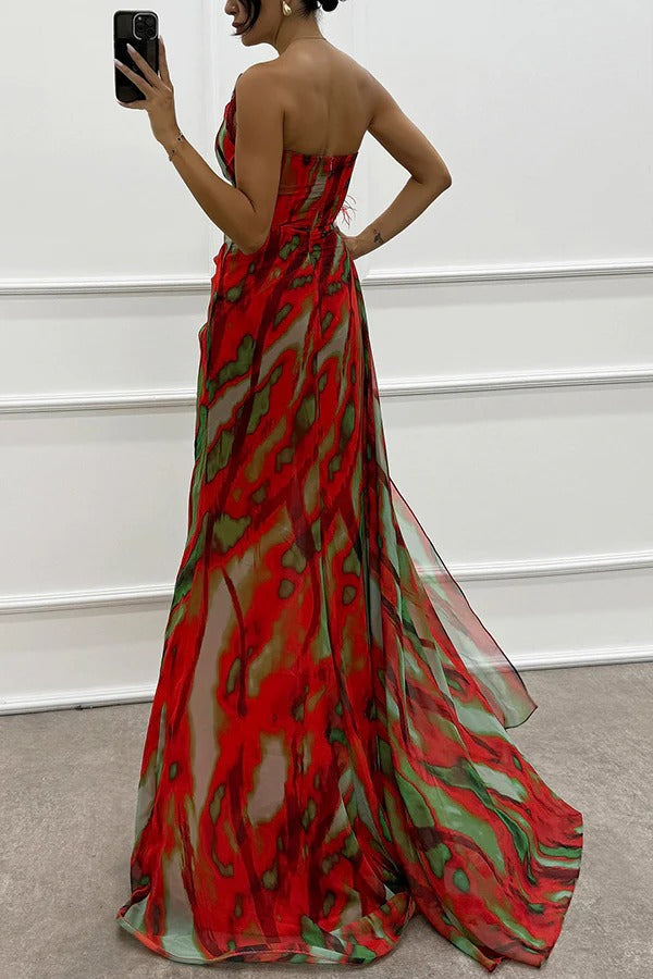 Cora | Vibrant Draped Dress