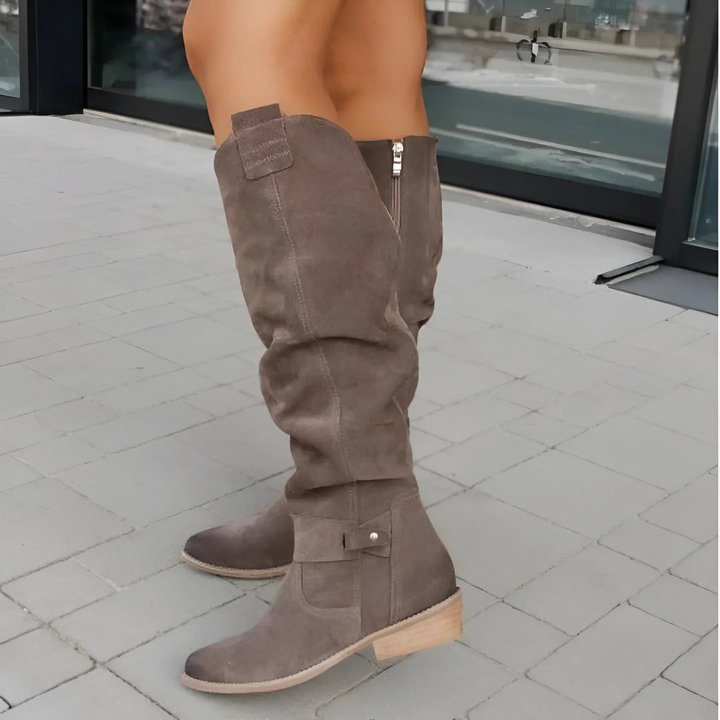 Reverie – Suede Knee Boots