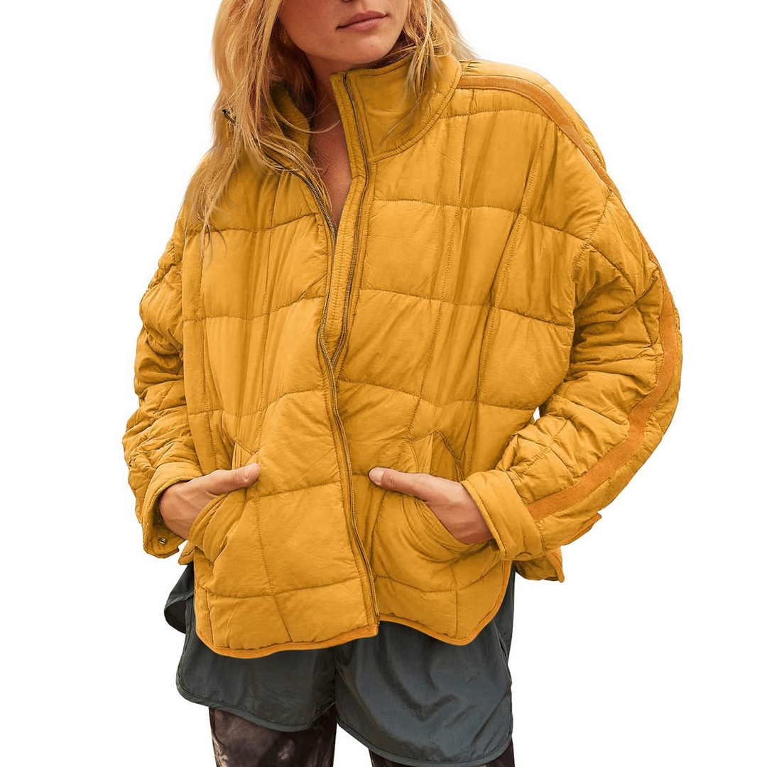 APRIL™ – Lightweight Compact Zip Puffer Jacket - Alurea & Co.
