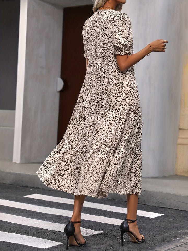 Juliette – Tiered Puff Sleeve Dress