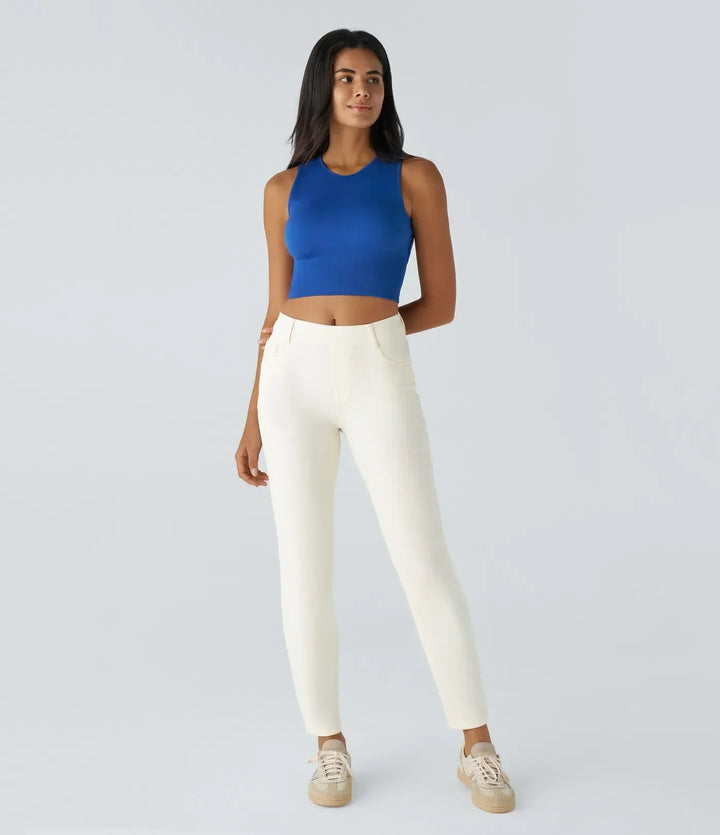 ComfortFit™ - Elastic and comfortable pants with high waist - Alurea & Co.