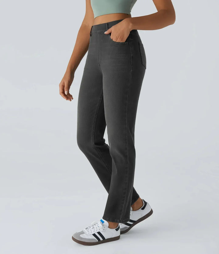 ComfortFit™ - Elastic and comfortable pants with high waist - Alurea & Co.